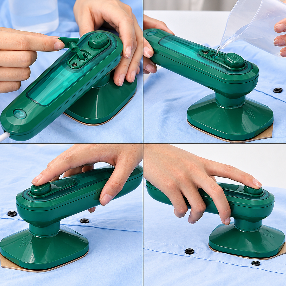 Portable Mini Handheld Garment Steamer & Iron